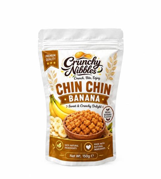 The Crunchy Nibbles Banana Flavor 150g