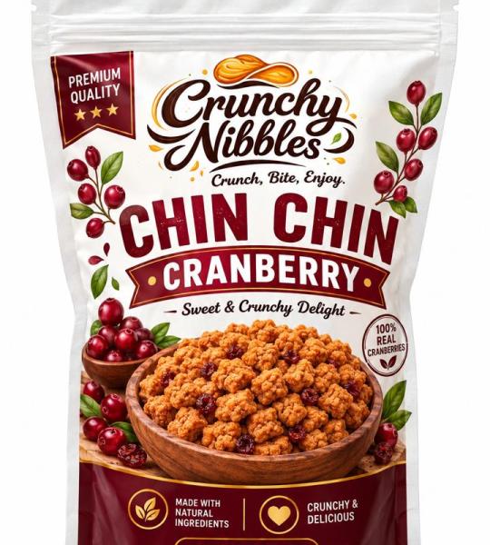 The Crunchy Nibbles Cranberry Flavor 250g